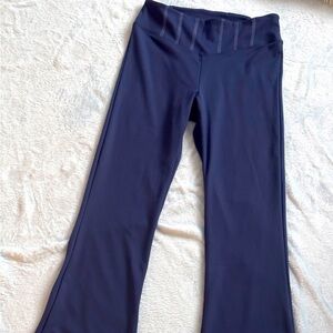 PINK flare leggings . Size Large